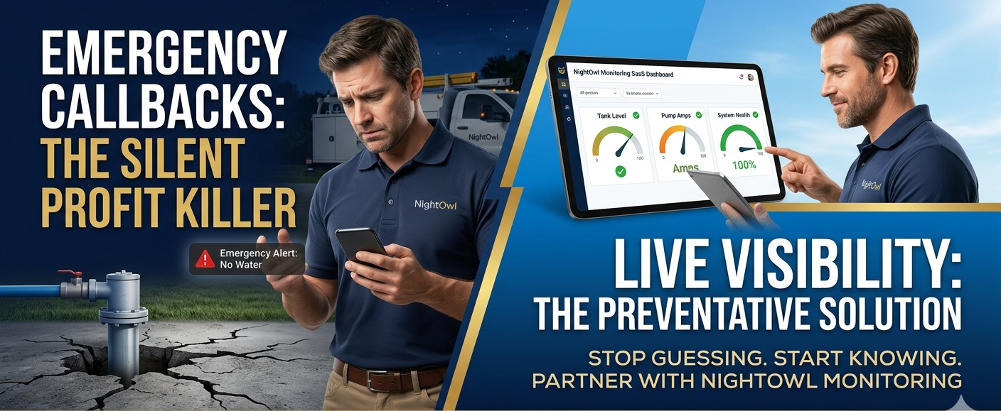 Why Well Drillers Lose Thousands on Emergency Callbacks and How to Prevent Them with NightOwl Monitoring SaaS